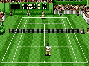 Pete Sampras Tennis (USA, Europe) (J-Cart) (MDST6636) screen shot game playing